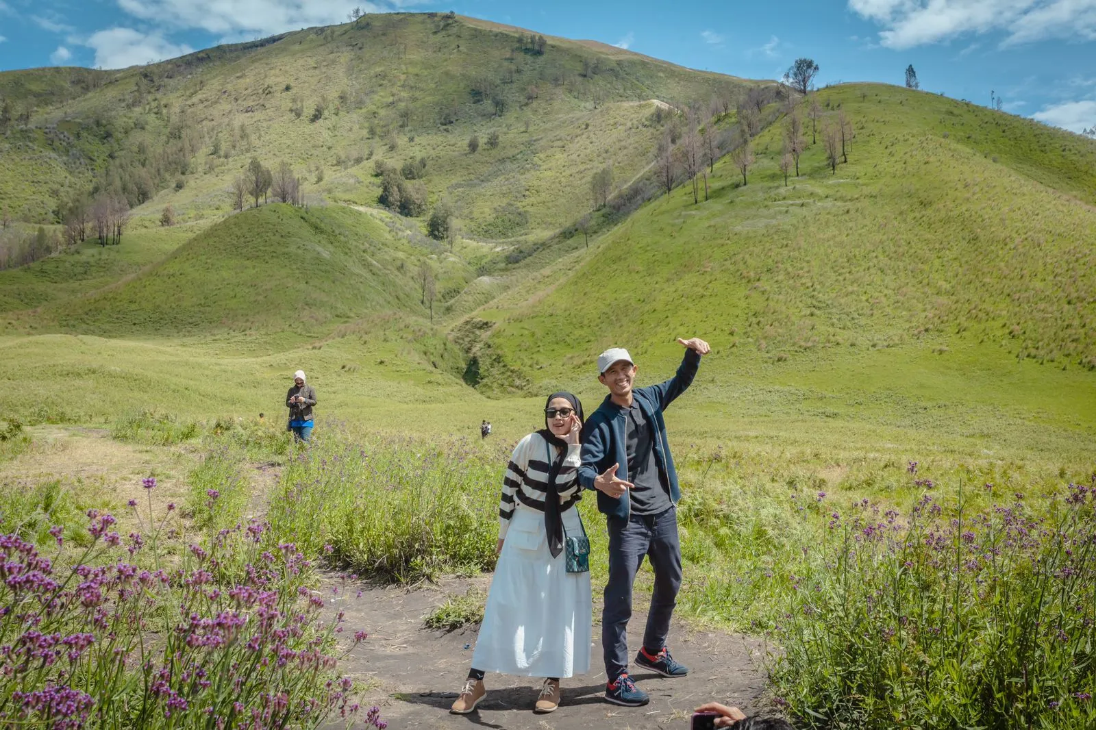 Pemandangan Hijau Bukit Teletubbies Bromo