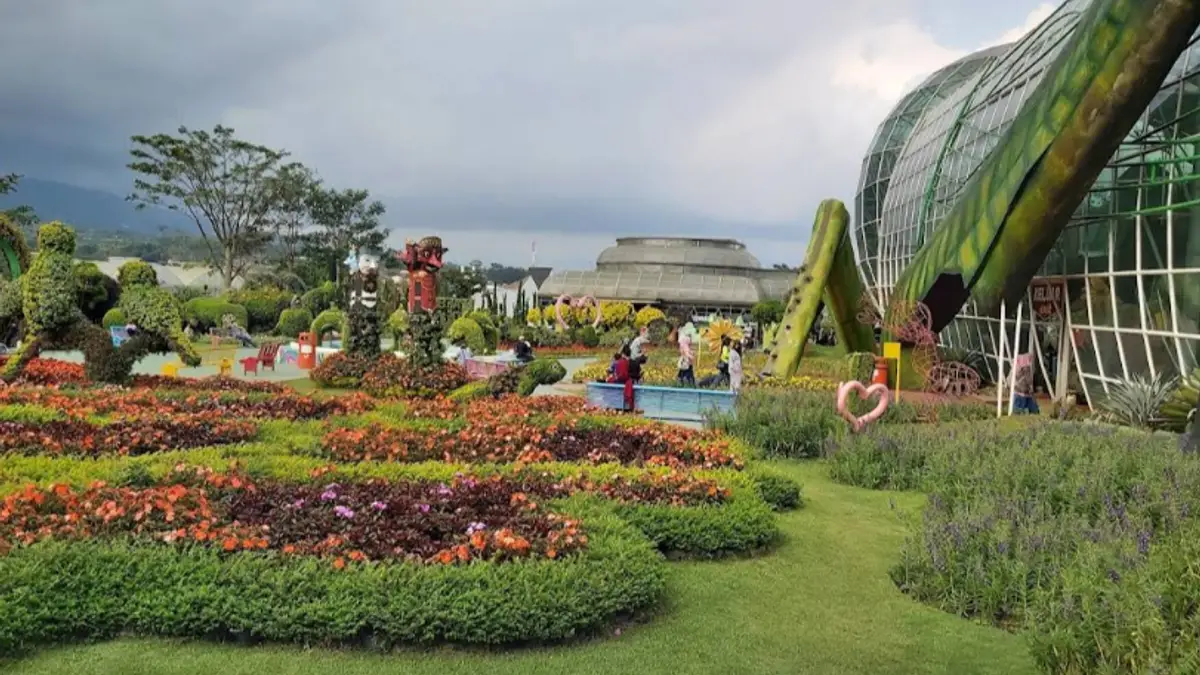 Lokasi outing Batu Love Garden Baloga Batu Malang