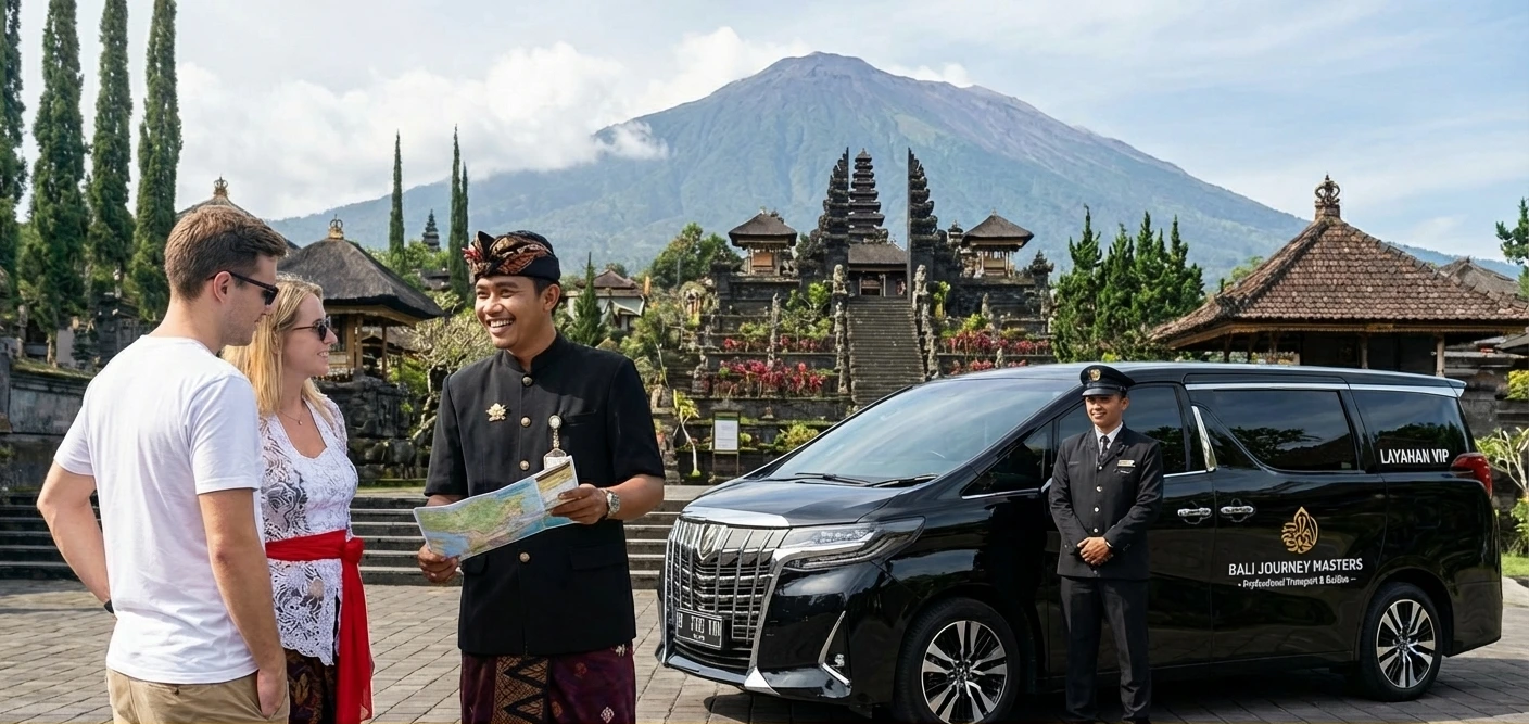 Layanan transportasi dan tour guide profesional di Bali