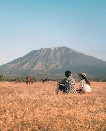 Lokasi prewedding populer di Bali Savana Tianyar Karangasem